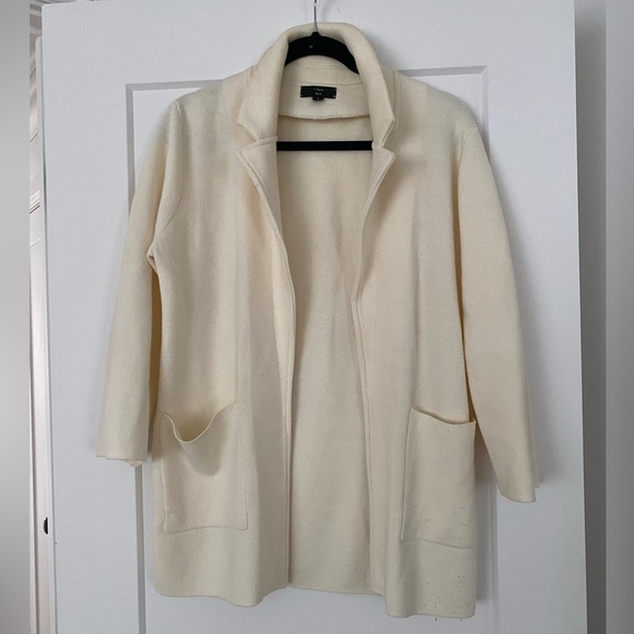 J.Crew sophie open-front sweater-blazer ivory - Picture 4 of 4